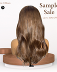 14" Straight Ash Brown Lace Frontal Wig