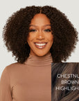 Natural Black Kinky Curly HD Lace Wigs
