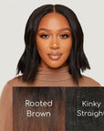 Kinky Straight HD Lace Wigs (Semi-Custom)