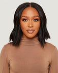 Natural Black Very Straight HD Lace Wigs
