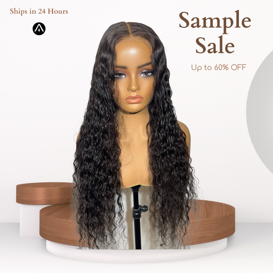 20" Very Wavy Chocolate Brown Lace Closure Wig