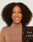 Natural Black Kinky Curly HD Lace Wigs
