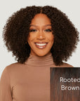 Natural Black Kinky Curly HD Lace Wigs