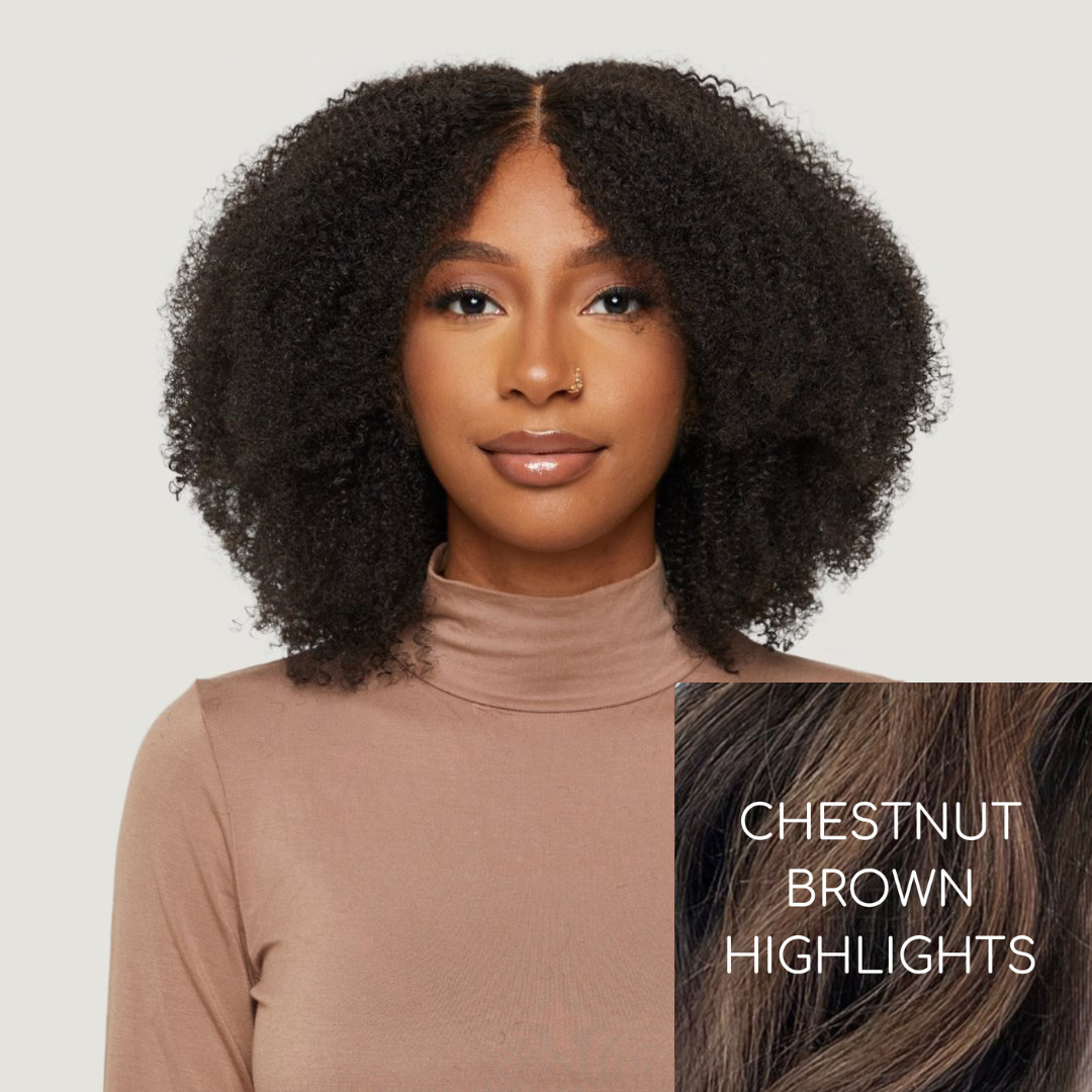 Afro Kinky Curly HD Lace Wigs (Semi-Custom)