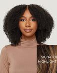 Natural Black Afro Kinky Curly HD Lace Wigs