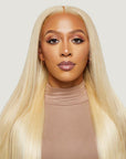 Very Straight Blonde HD Lace Wigs