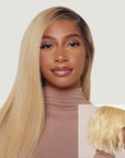 Very Straight Blonde HD Lace Wigs