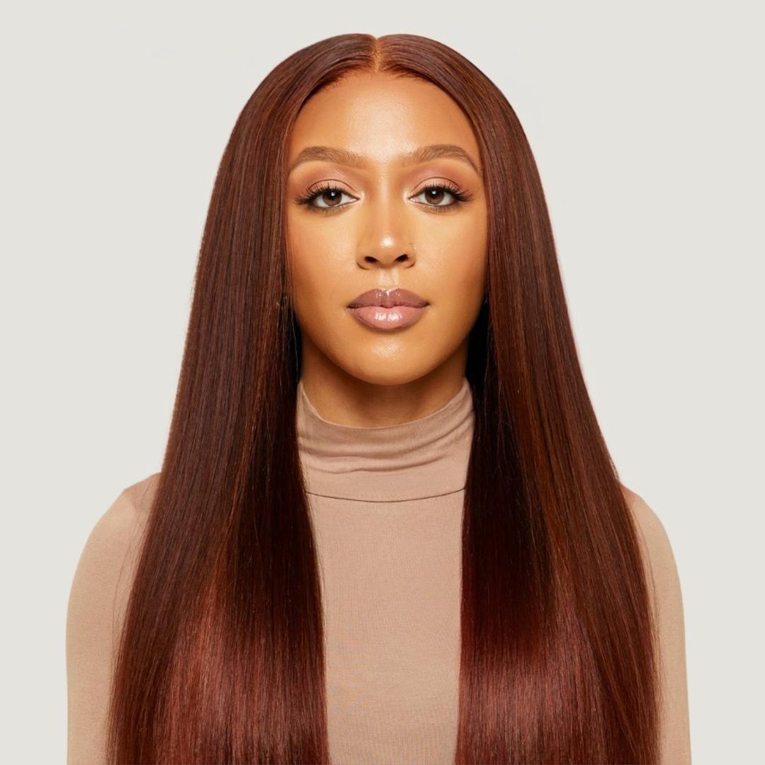 Natural Black Very Straight HD Lace Wigs