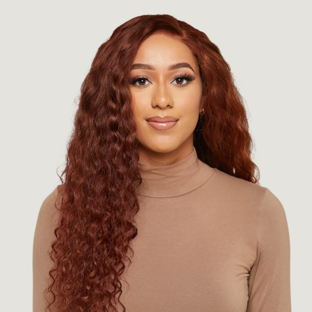 Auburn Very Wavy HD Lace Wig