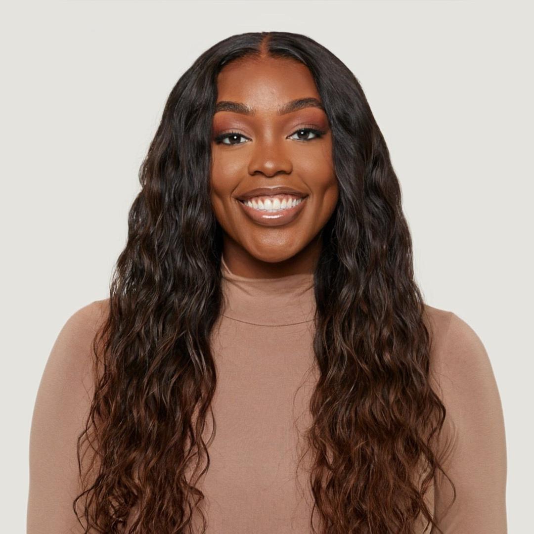 Natural Black Wavy HD Lace Wigs