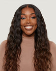 Natural Black Wavy HD Lace Wigs