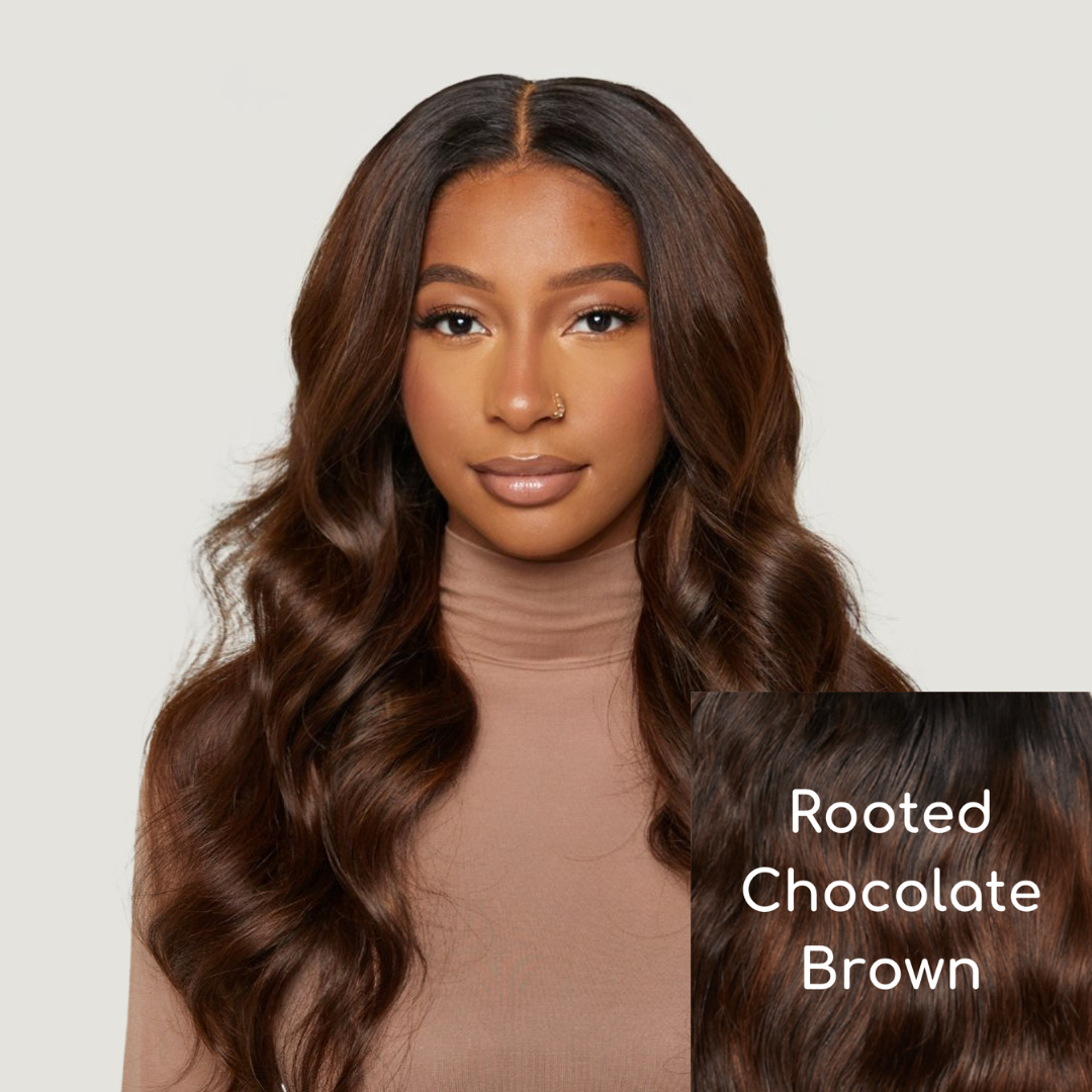 Natural Black Very Straight HD Lace Wigs