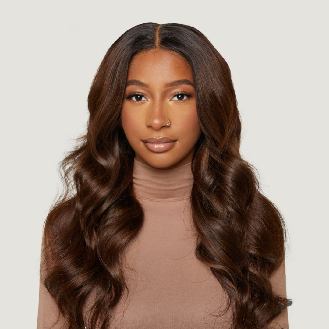 Natural Black Very Straight HD Lace Wigs
