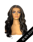 20" Chesnut Brown Highlights HD Lace Frontal Wig