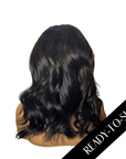 14" Chesnut Brown Highlights HD Lace Closure Wig 1
