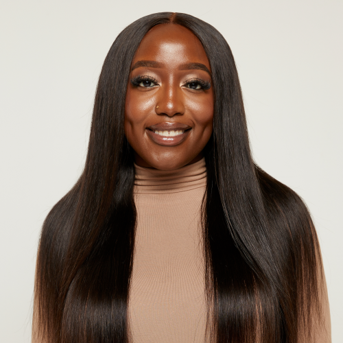 Natural Black Very Straight HD Lace Wigs