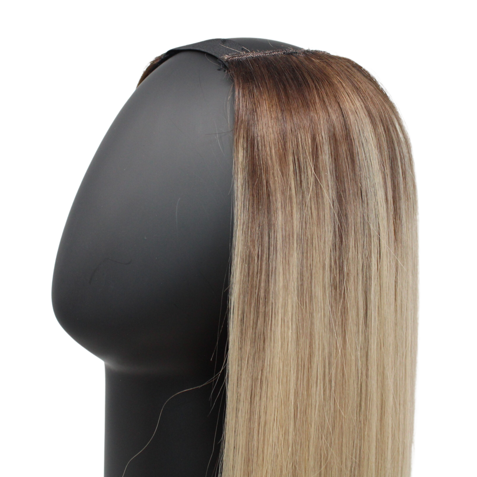 Very Straight Blonde V-Part Wig
