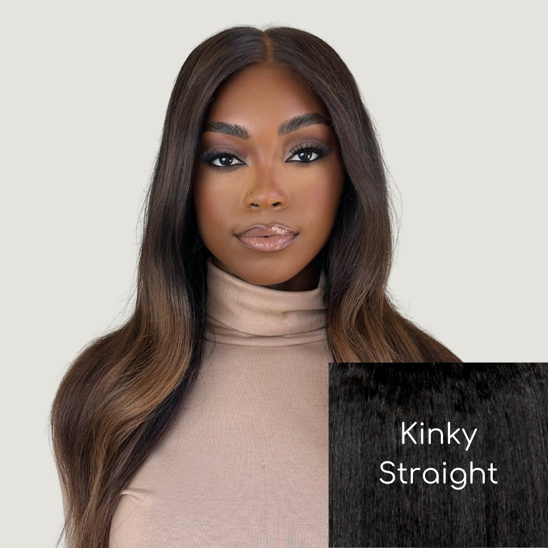 Kinky Straight HD Lace Wigs (Semi-Custom)
