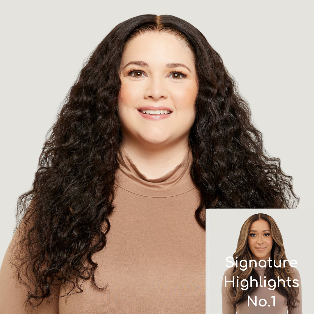 Natural Black Wavy HD Lace Wigs