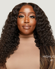 Very Wavy 5X5 HD Lace Closure Wig in 18"